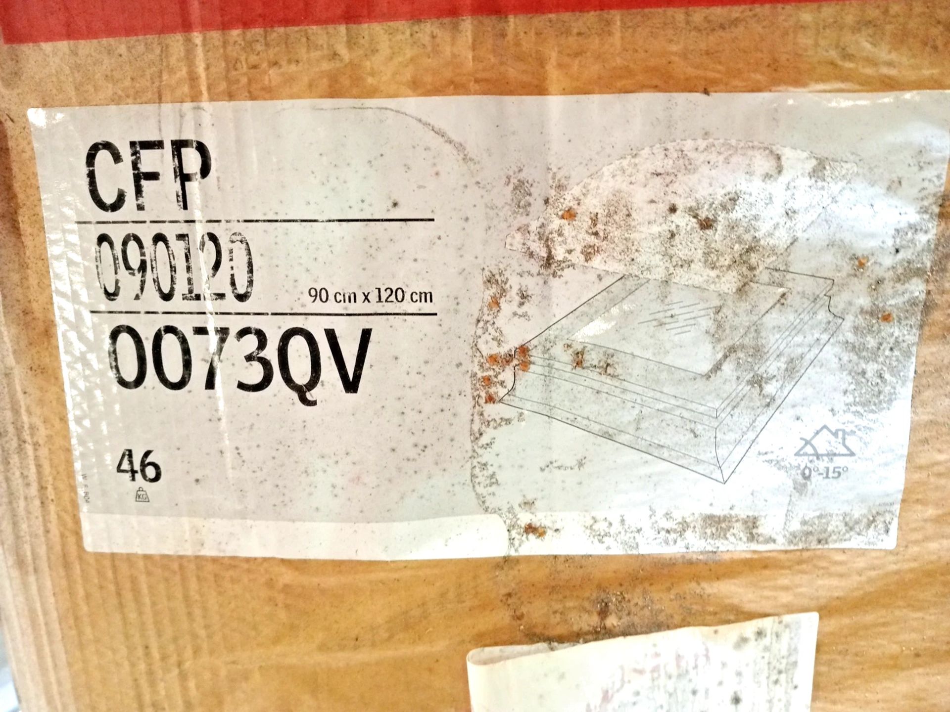 VELUX CFP 090120 0073QV FIXED FLAT ROOF WINDOW BASE - 900 MM X 1200 MM SC1C - Image 3 of 5