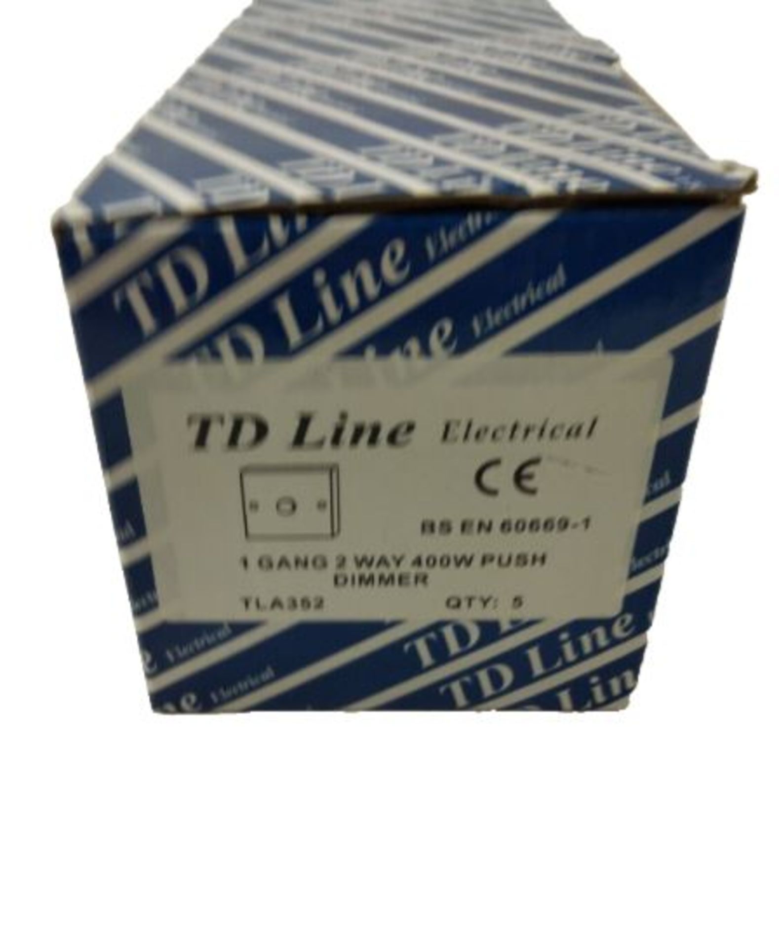 54 X DIMMER SWITCH ADJUSTABLE LIGHT LAMP 1 GANG 2 WAY PUSH 400W WHITE TLA352