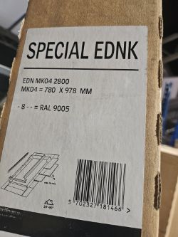 VELUX RECESSED SLATE FLASHING KIT RRP £200 EDNK MK04 2800 BLACK