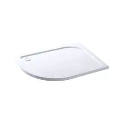SHOWER TRAY RIGHT HAND 1200 X 760 MM STONE RESIN MODERN EASTBROOK VOLENTE ABS