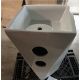 5 X FLOOR STANDING SQUARE BASIN 500 MM DESIGNER WASHROOM BASIN HAND PEDESTAL BASIN - Image 5 of 7