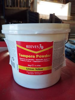 POWDER PAINT - JOBLOT OF 102 X 2KG TEMPERA PALLET A