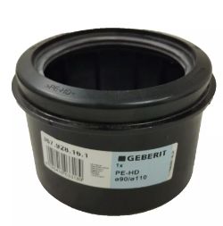 140X GEBERIT HDPE ADAPTOR SOCKET 110MM 367.928.16.1