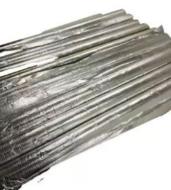 30 X ROCKWOOL PIPE INSULATION 17 - 20 X 1000 MM LENGTHS FOIL BACKED 225617