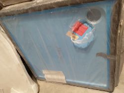 SHOWER TRAY SQUARE SKIN BLUE 1000 MM X 1000 MM SKIN015