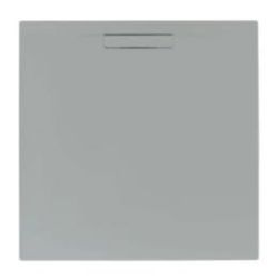 SQUARE SHOWER TRAY FOR ENCLOSURE EVOLVED JT 900 X 900 MM MISTRAL GREY