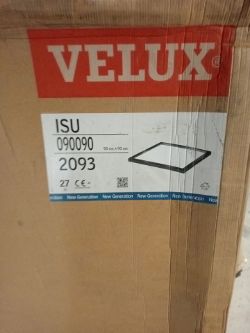VELUX ISU 090090 2093 FLAT GLASS TOP COVER 90 CM X 90 CM ISU090092093