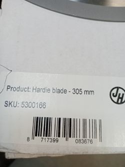 HARDIE DIAMOND TIP BLADE 305 MM JAMES HARDIE STILLSAW