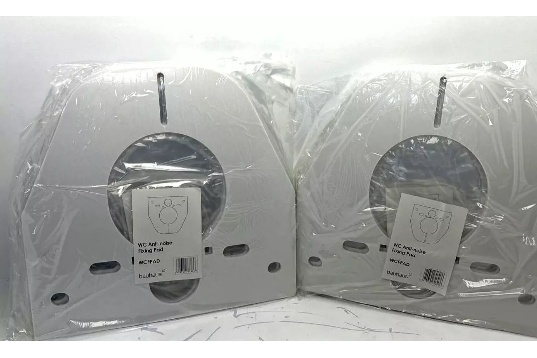10 X NOISE REDUCING FIXING PAD SOUND INSULATION WALL HUNG TOILET - Image 5 of 5