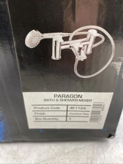 BATH SHOWER MIXER WITH SHOWER KIT INSTINCT PARAGON TWO TAPHOLE CHROME 4E1124