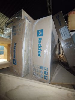 9 X BOXES ROCKFON CEILING TILES TROPIC A 1200 MM X 600 MM X 20 MM