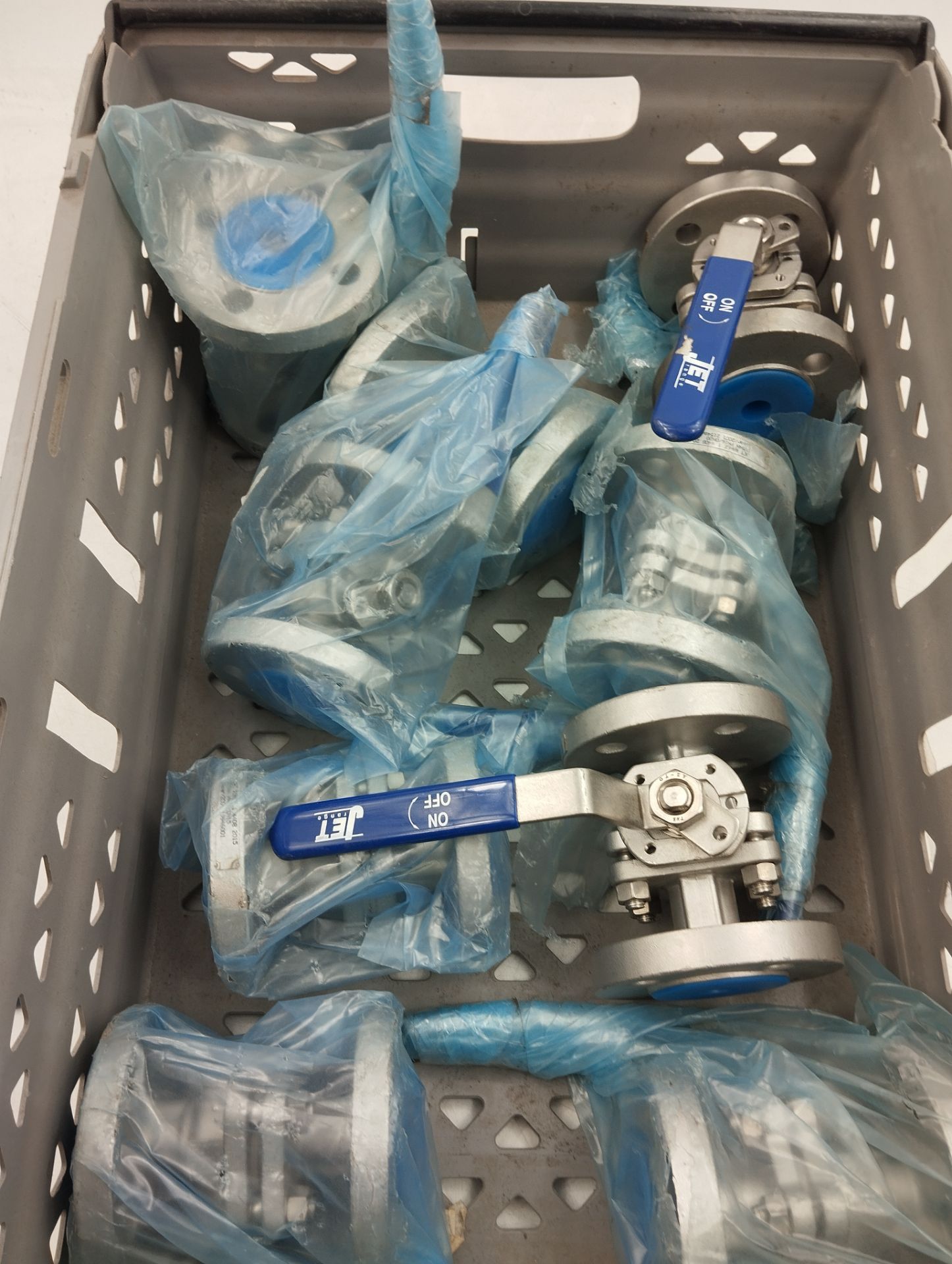 JET BALL VALVE JOBLOT X 10 UNITS SV52N 20MM STAINLESS STEEL LEVER ACTION (ASME150) - Image 5 of 6