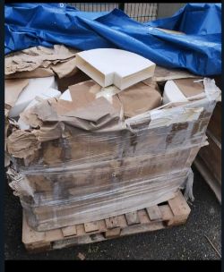 POLYPIPE VENTILATION-204 X 60MM HORIZONTAL 90 DEGREE- WHITE - JOBLOT OF 150