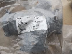 +GF+ EQUAL TEE 90⁰ COUPLER SOCKET FLANGE ADAPTOR INSTAFLEX - 761 069 244 - D75 JOBLOT OF 3 - NEW