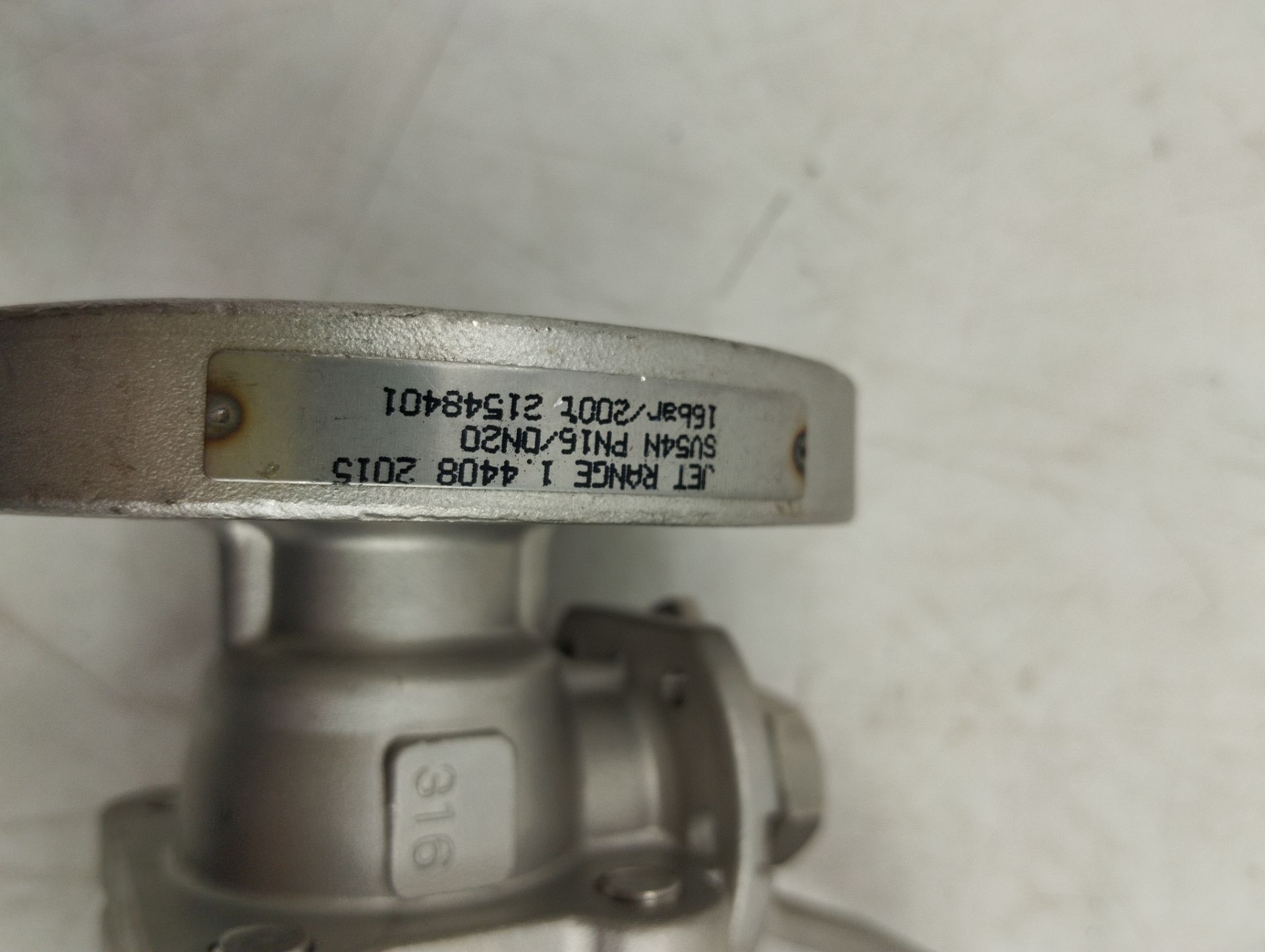 JET BALL VALVE JOBLOT X 10 UNITS SV52N 20MM STAINLESS STEEL LEVER ACTION (ASME150) - Image 2 of 6