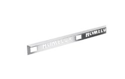 850 PIECES OF 8MM METAL STRAIGHT EDGETRIM SILVER 1.83M