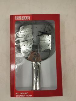 BOX OF 12 EXTRA LARGE ROUND SHOWER HEADS SUREGRAFT