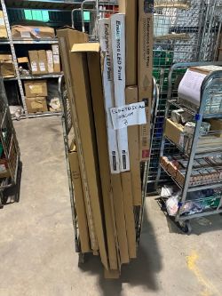 MIXED JOBLOT 36 UNITS LED PANEL LIGHTS BATTENS TUBES CEILING DOWNLIGHTS RADIUM JCC ANSELL