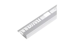 133 PIECES OF 9MM SQUARE EDGE METAL SILVER EFFECT 1.83M