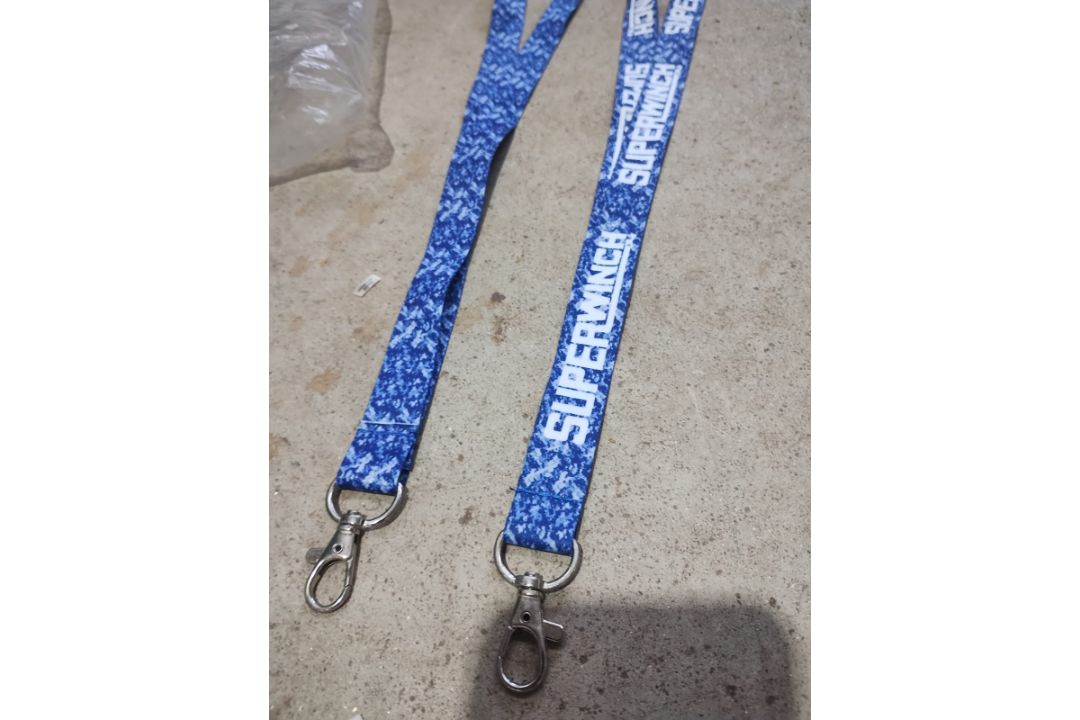 SUPERWINCH- BLUE PATTERN BRANDED LANYARD - NEW - APPROX 250 - Image 6 of 7