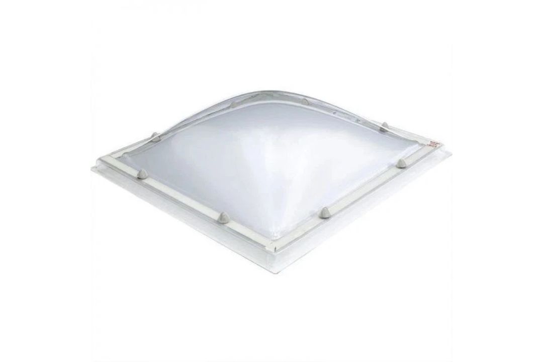 EM-DOME SQUARE ARMOURED DOME WINDOW 860 MM X 860 MM WITH PVC UPSTAND KURB 16/20 - Image 1 of 5