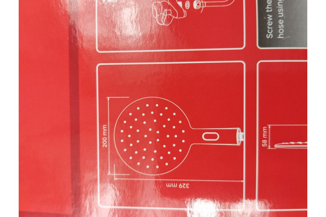 BOX OF 12 EXTRA LARGE ROUND SHOWER HEADS SUREGRAFT - Image 4 of 8