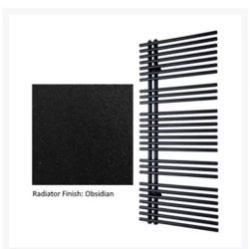 DESIGNER TOWEL RAIL OBSIDIAN SIDE LOADING 1348 X 500 MM DIFFUSION WADESMILL