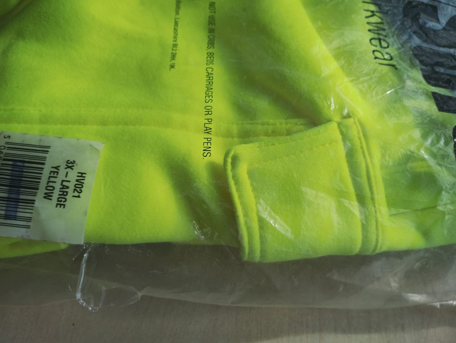 STANDSAFE - MENS HI-VIS YELLOW JOGGERS - 3XL - NEW WITH TAGS - HV021 - Image 4 of 6
