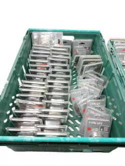 90 UNITS DOOR LOCK COVERS LOCK HANDLE COLOURS INYA BEJA LIW CARBOOT