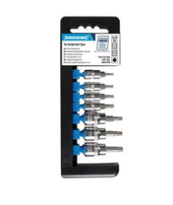 APPROX 237 PIECES OF 7 SILVERLINE TRX SOCKET SET 1/4