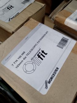 JOBLOT BOILER PARTS 160 UNITS -VALVES FLUES THERMOSTATS WORCESTER BAXI VOKERA IDEAL