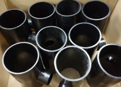 JOBLOT X20 TERRAIN 90 DEG REDUCING BRANCH FUZE HDPE 110MM X 50MM 904.11050.90B