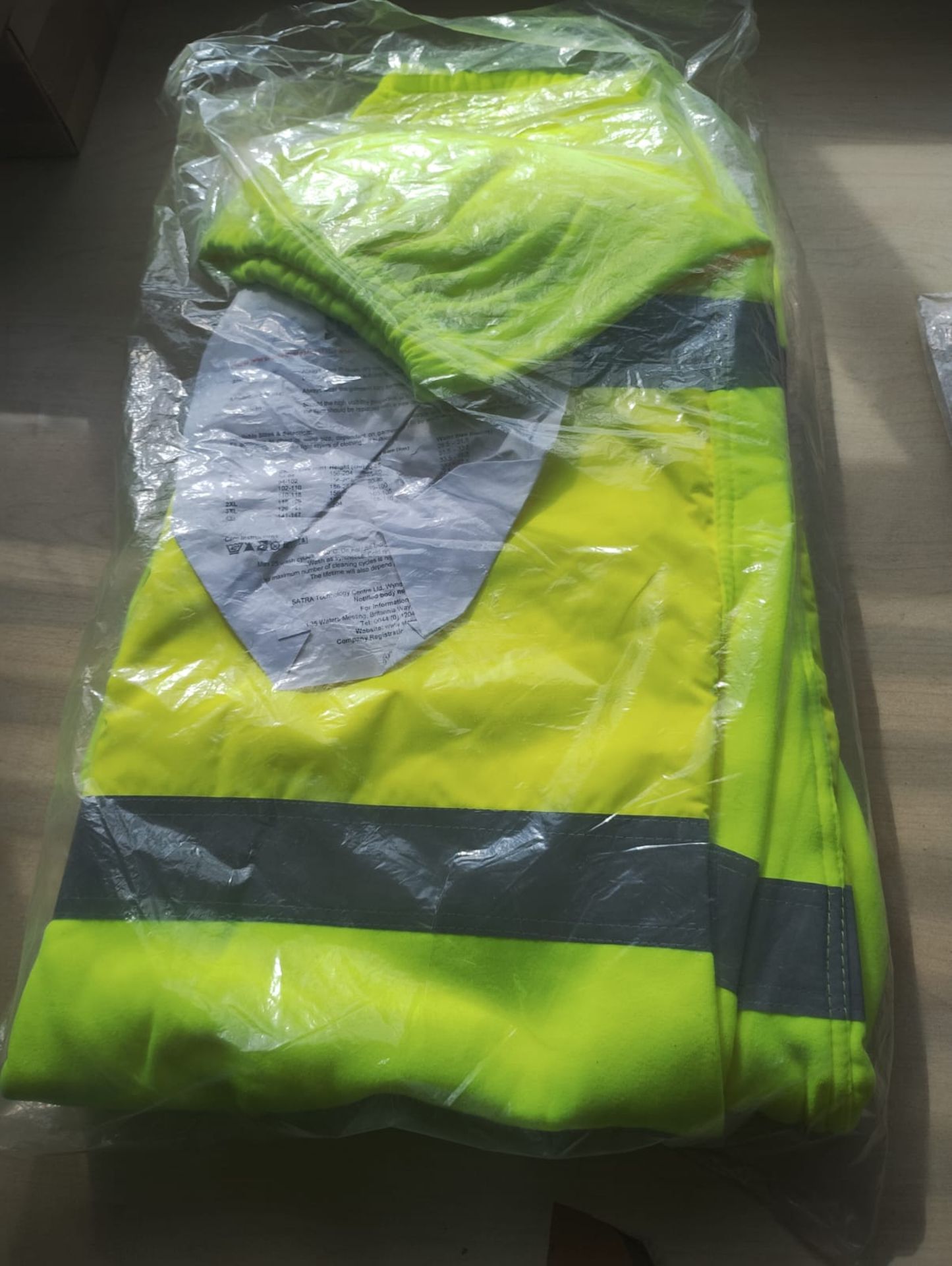 STANDSAFE - MENS HI-VIS YELLOW JOGGERS - 3XL - NEW WITH TAGS - HV021 - Image 6 of 6