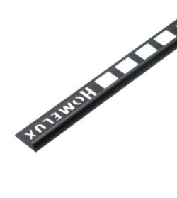 1400 PIECES OF 6MM ROUND EDGE PVC TRIM BLACK 1.83M