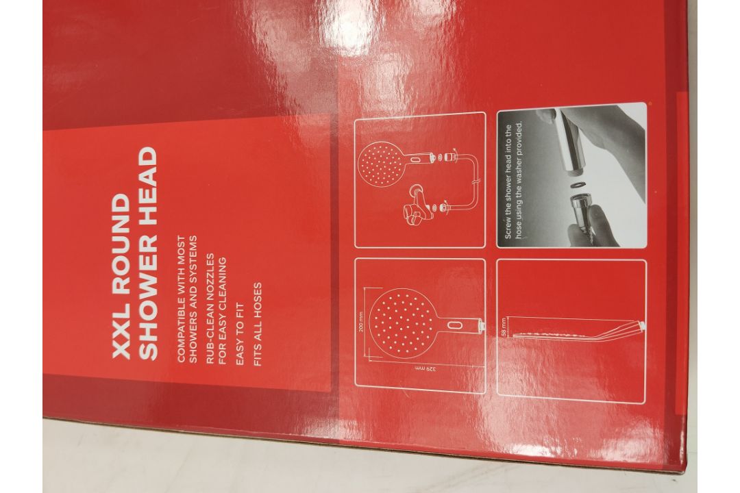 BOX OF 12 EXTRA LARGE ROUND SHOWER HEADS SUREGRAFT - Image 3 of 8