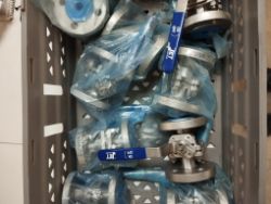 JET BALL VALVE JOBLOT X 10 UNITS SV52N 20MM STAINLESS STEEL LEVER ACTION (ASME150)