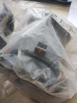 +GF+ INSTAFLEX GREY STRAIGHT COUPLER D75 (761 069 265) - JOBLOT OF 2, NEW IN ORIGINAL PACKAGING