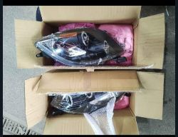 YARIS XP90 MK2 05-08 PRE-FACELIFT HALO PROJECTOR HEADLIGHT BLACK FOR TOYOTA RHD