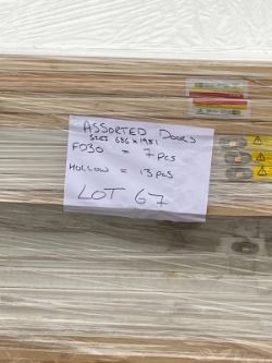 2O INTERNAL DOORS - SEE DESCRIPTION FOR BREAKDOWN