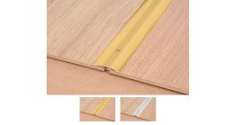 450 PIECES OF SMOOTH FLOOR COVER STRIP GOLD - 0.9M LENGTH