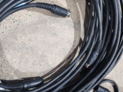 JOBLOT OF PROFESSIONAL AUDIO CABLES - REELS OF VARYED LENGTHS - USED LIKE NEW - 26PSC