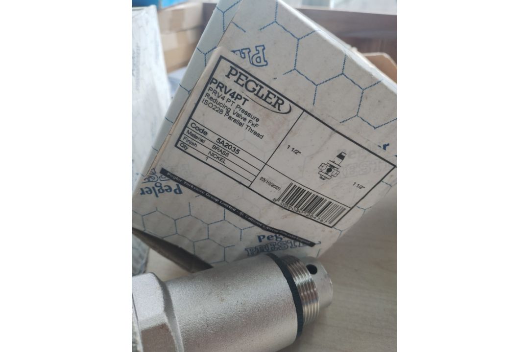 PEGLER - PRV4PT PRESSURE REDUCING VALVE FXF ISO228 - BRASS - 1½" - JOBLOT OF 2 BOXED NEW ! - Image 4 of 5