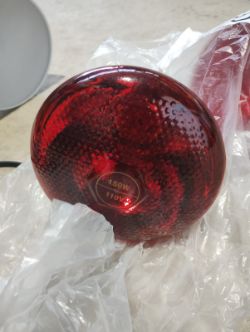 475198 QUALITY BRIGHT TABLE BENCH WORKING LIGHT, COLLAPSIBLE - WHITE X2 RED BULBS