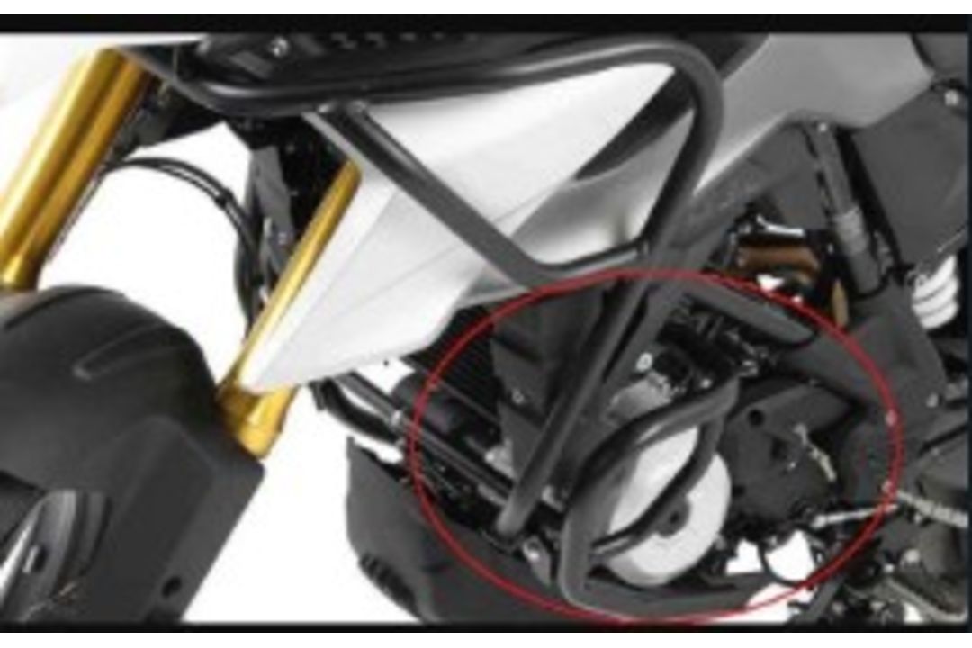 MOTORCYCLE PROTECTION BARS CRASH BAR-BLACK FOR BMW G310R 2017-2018 G310GS 2018-NEW NO BOLT KIT - Image 6 of 7