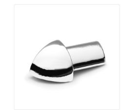 900 PIECES OF 8MM METAL CNR SILV. - 3 WAY