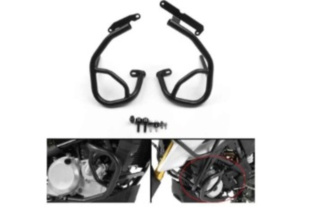 MOTORCYCLE PROTECTION BARS CRASH BAR-BLACK FOR BMW G310R 2017-2018 G310GS 2018-NEW NO BOLT KIT - Image 5 of 7