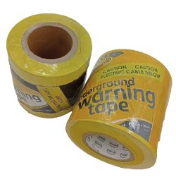 UNDERGROUND WARNING TAPES ELECTRIC CABLE YELLOW 150 MM X 365 METRE 5 ROLLS