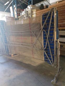 TRAMPOLINE 7FT X 14 FT NETTING FOLDING EUROTRAMP TRAINING GROUP GYMNASTICS NUMBER 3