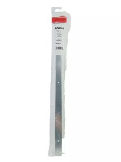 100 X UNITS KITCHEN WORKTOP END CAP TRIM 30MM UNIKA 63CM POLISHED CHROME SILVER