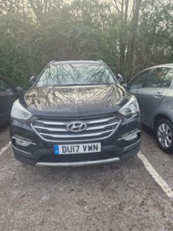 ONLY 43K MILES 2017 HYUNDAI SANTE FE PREMIUM 2.2 DIESEL AUTO 7 SEAT RETAIL £19K *NO VAT ON HAMMER